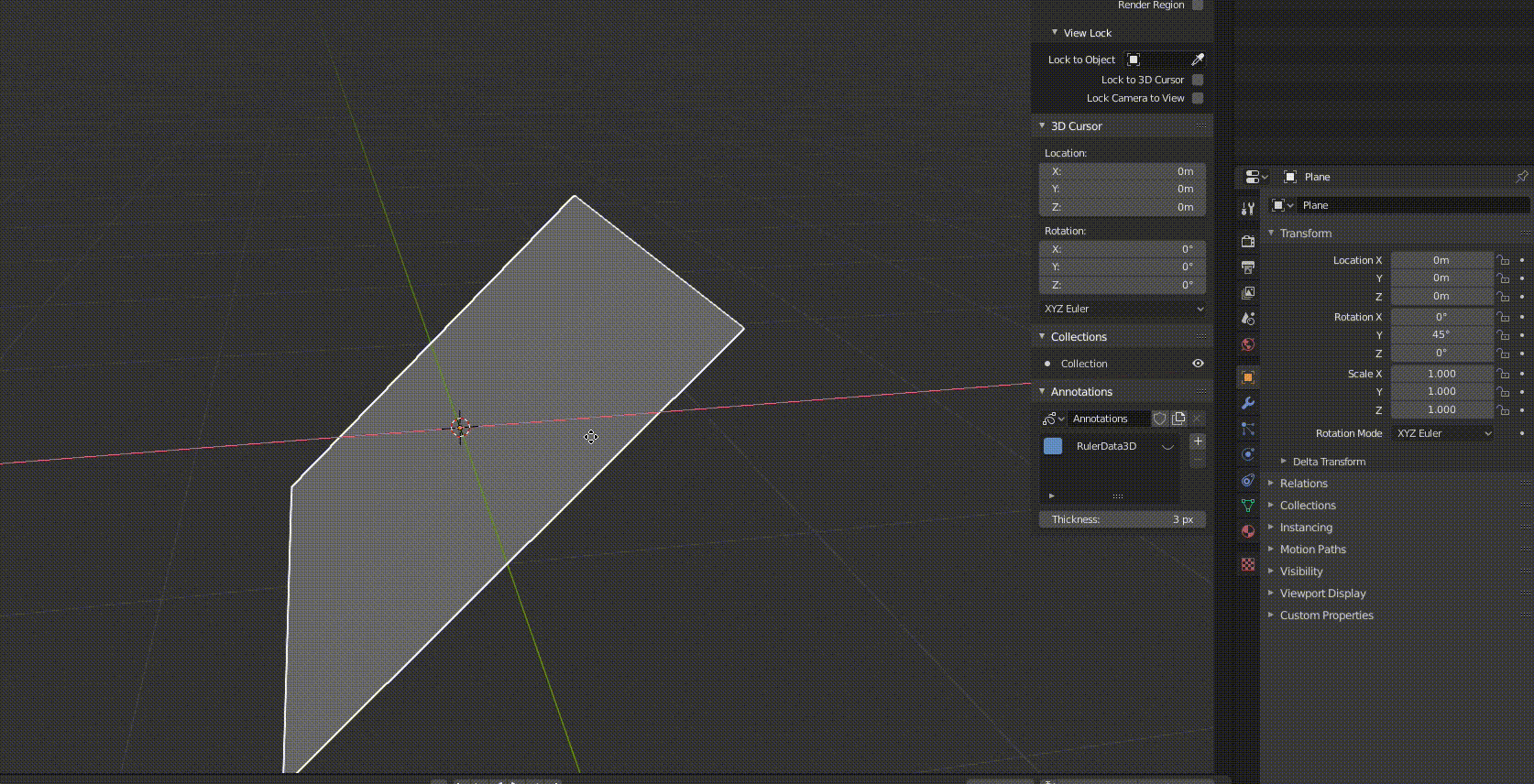 [Blender] Global coordinatesとLocal coordinates