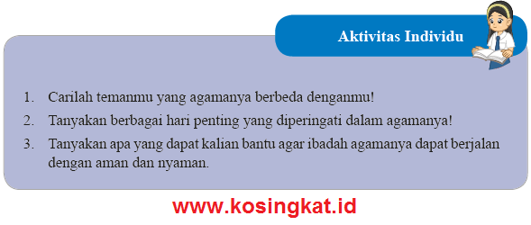 Kunci Jawaban IPS Kelas 8 Halaman 105 Aktivitas Individu