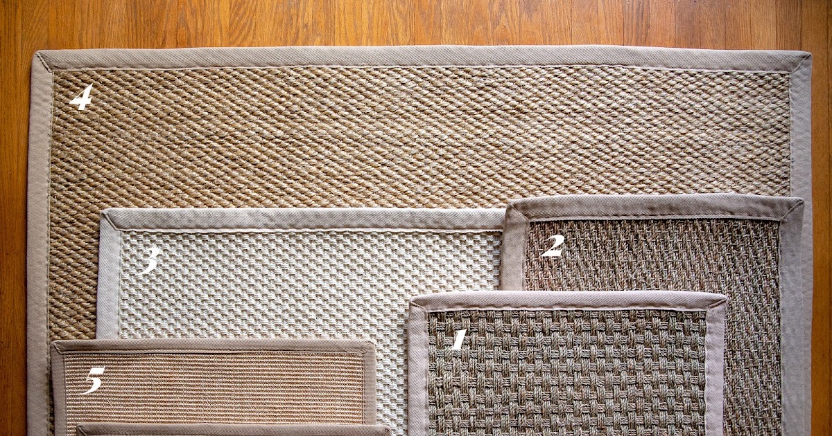 Sisal vs. seagrass vs. jute Banded natural fiber rug comparison, and