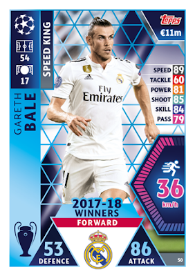 Topps Champions League 2017/18 Man OF The Match Club 100 Winners Real Madrid Topps Champions League 2017/18 Man OF The Match Club 100 Winners Real Madrid
