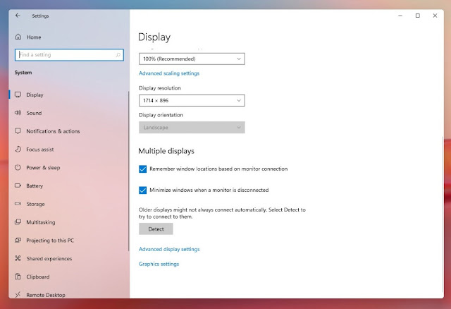 Windows 11 finally introduce advanced multi-monitor settings.