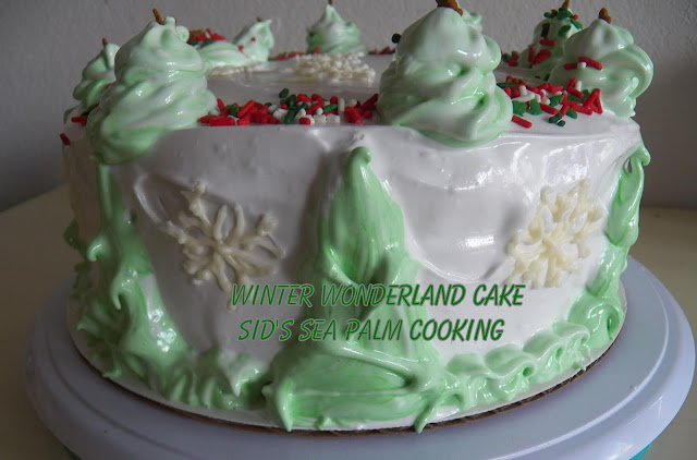 Winter Wonderland Cake