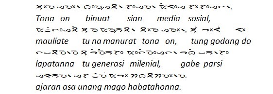 BATAKNASIA Tona Na Tuatua Halak Batak Tu Anak na