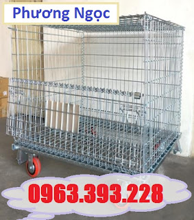 Lồng thép, lồng trữ hàng, lồng sắt mạ kẽm, xe đẩy lồng, sọt sắt đựng hàng có bán D12a867e3728ce769739