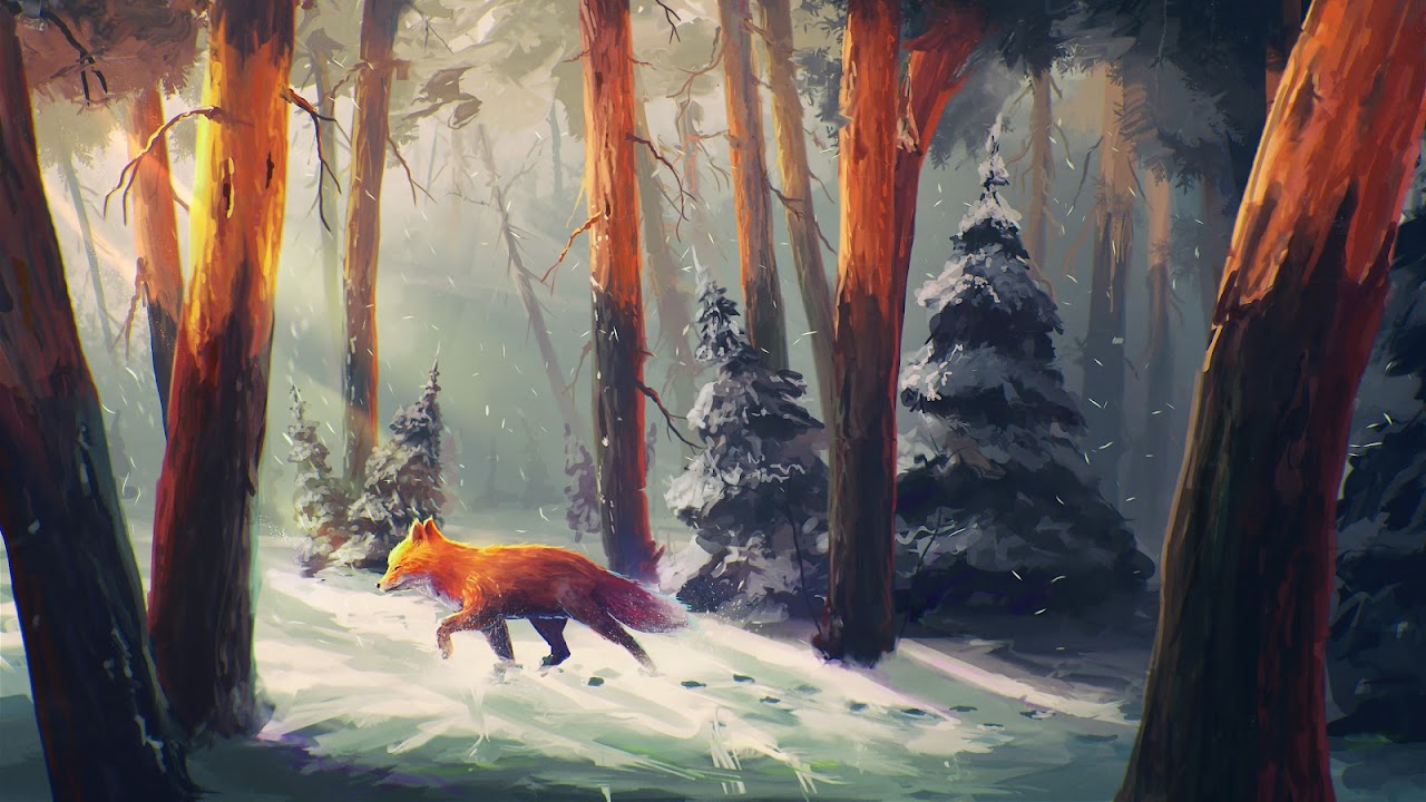 Fox, Forest, Art, 4K, 3840x2160, #23 Wallpaper PC Desktop