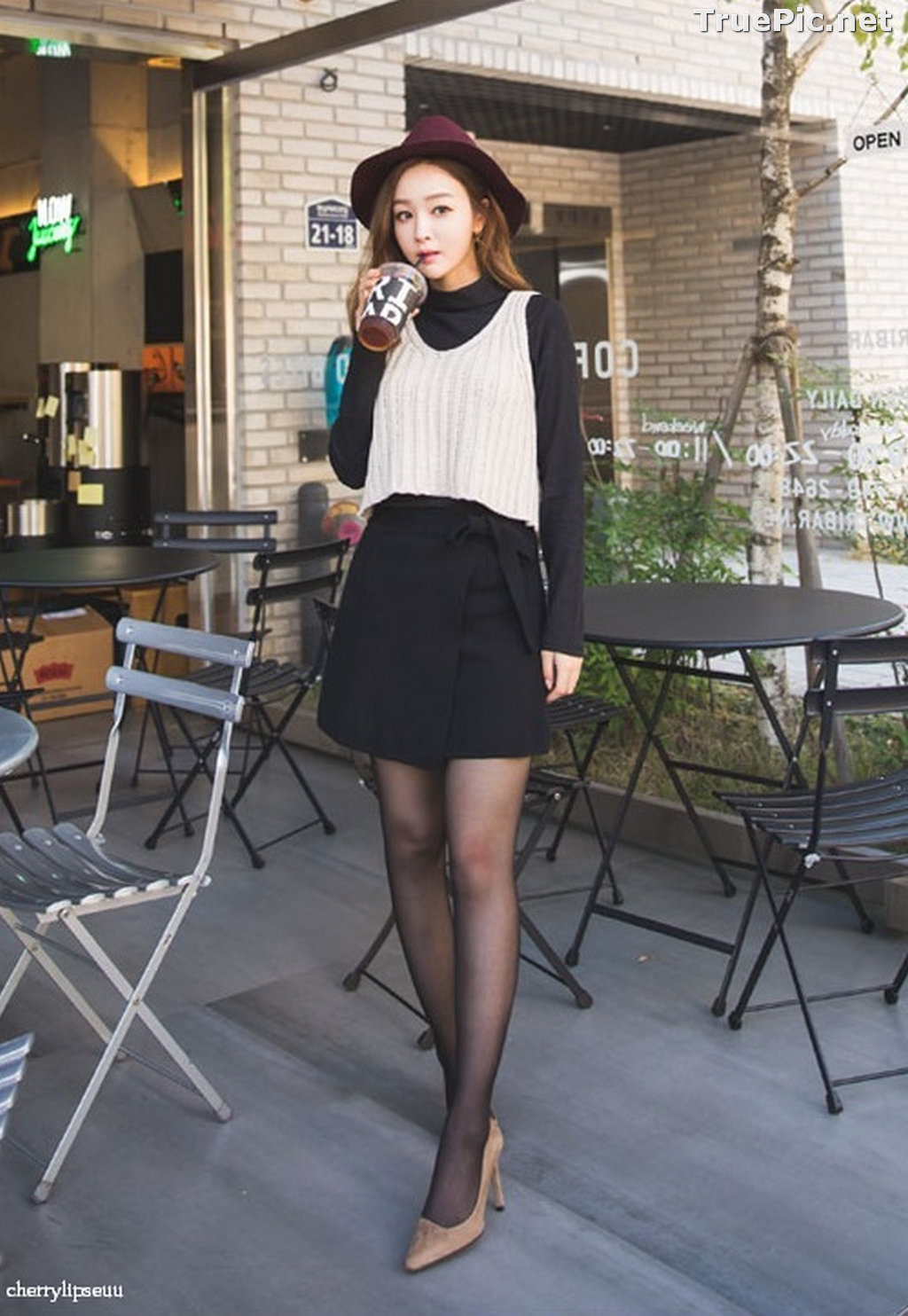 Image Korean Fashion Model - Ji Hyun - Casual Outdoor Collection - TruePic.net - Picture-30