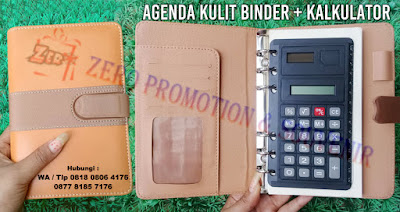 Set Buku Agenda dan Kalkulator, barang promosi agenda organizer kalkulator, Buku Catatan Agenda Binder Note Cover Kulit with Kalkulator, agenda organizer kalkulator, Binder - Buku Catatan Cover Kulit - Buku Agenda dengan Kalkulator, Memo agenda kalkulator dalam 1 paket