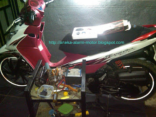 Cara pasang alarm motor pada Suzuki Hayate Cara pasang alarm motor pada Suzuki Hayate