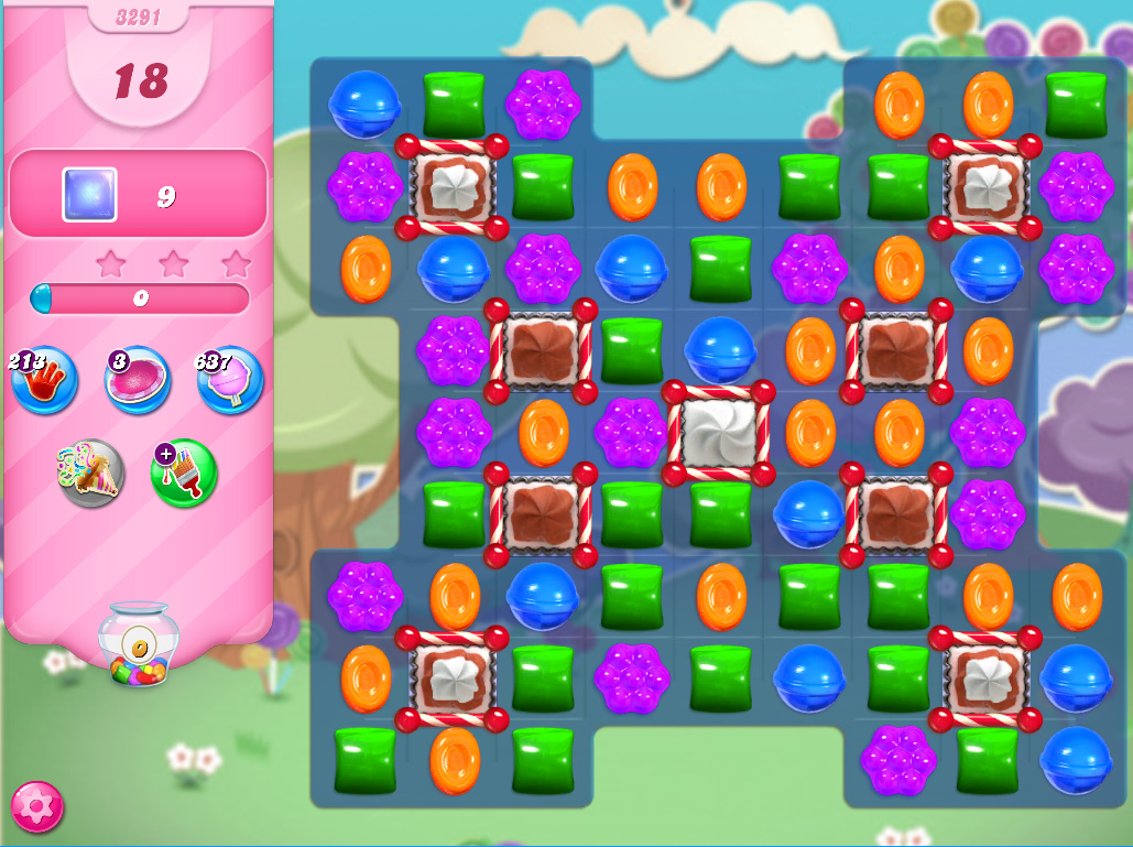 Candy Crush Saga level 3291 Candy Crush Saga level 3291