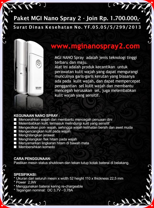 MANFAAT NANO SPRAY BUAT KECANTIKAN WAJAH | Nano Spray Hongkong - Taiwan