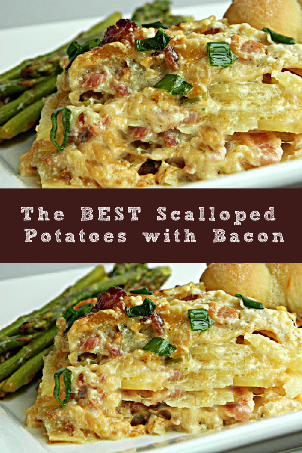 The BEST Scalloped Potatoes with Bacon