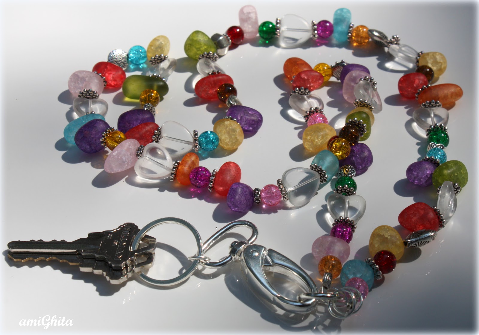 amiGhita More key chain/ID card necklaces