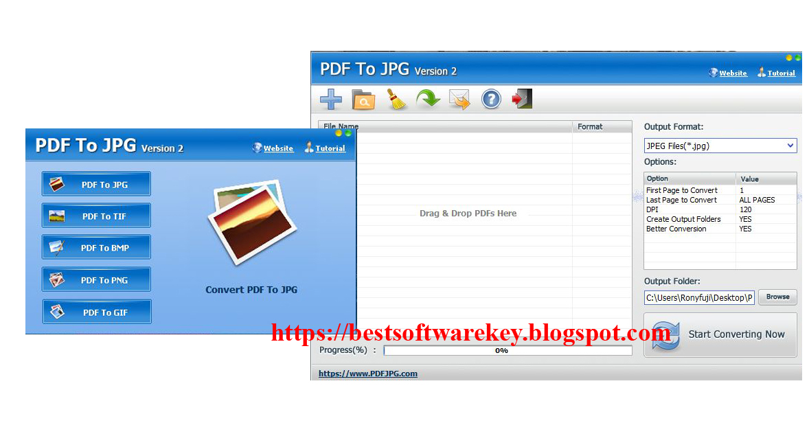 PDF to JPG Converter License key Download