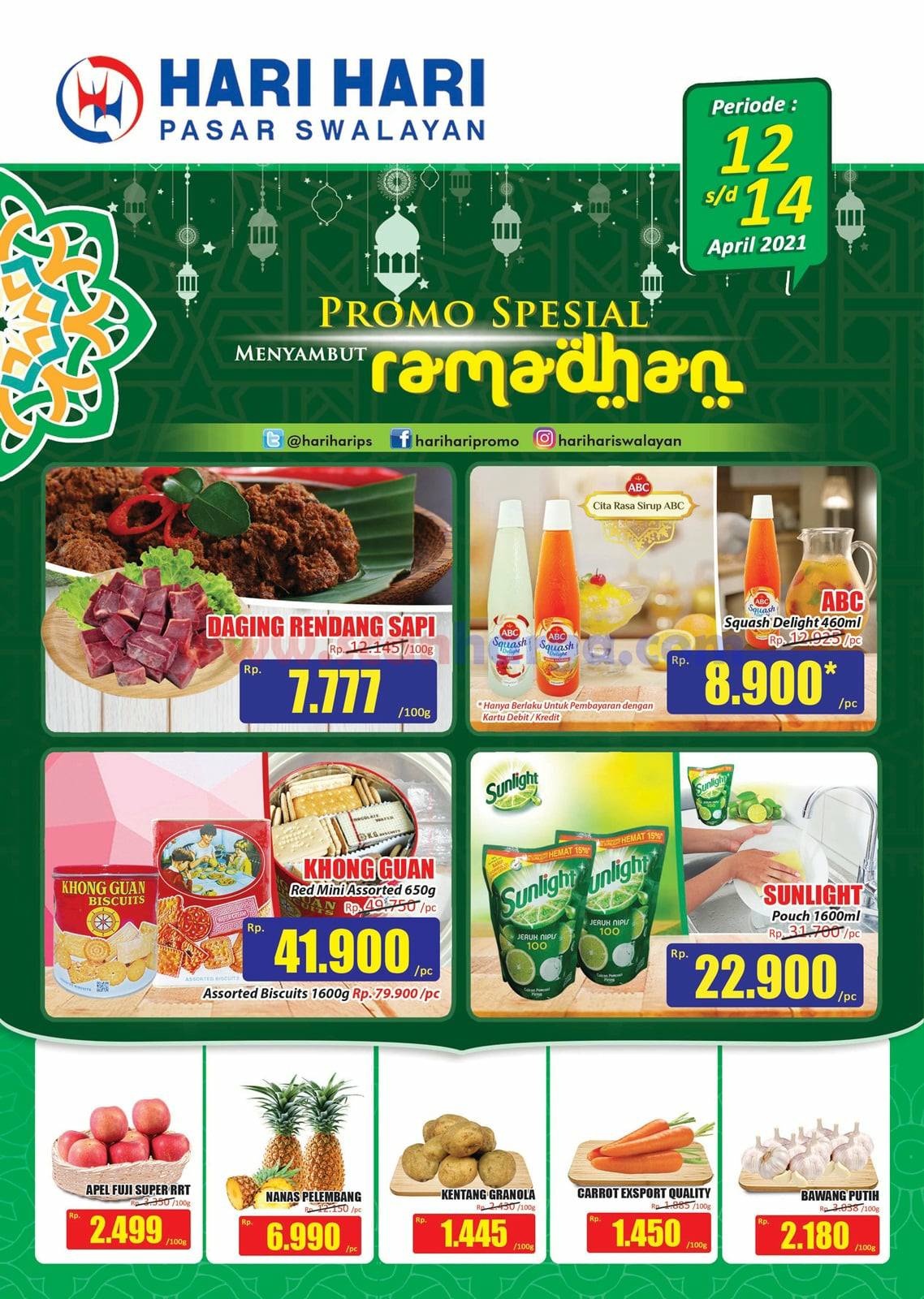 Promo Hari Hari Pasar Swalayan Spesial Ramadhan Periode 1214 April