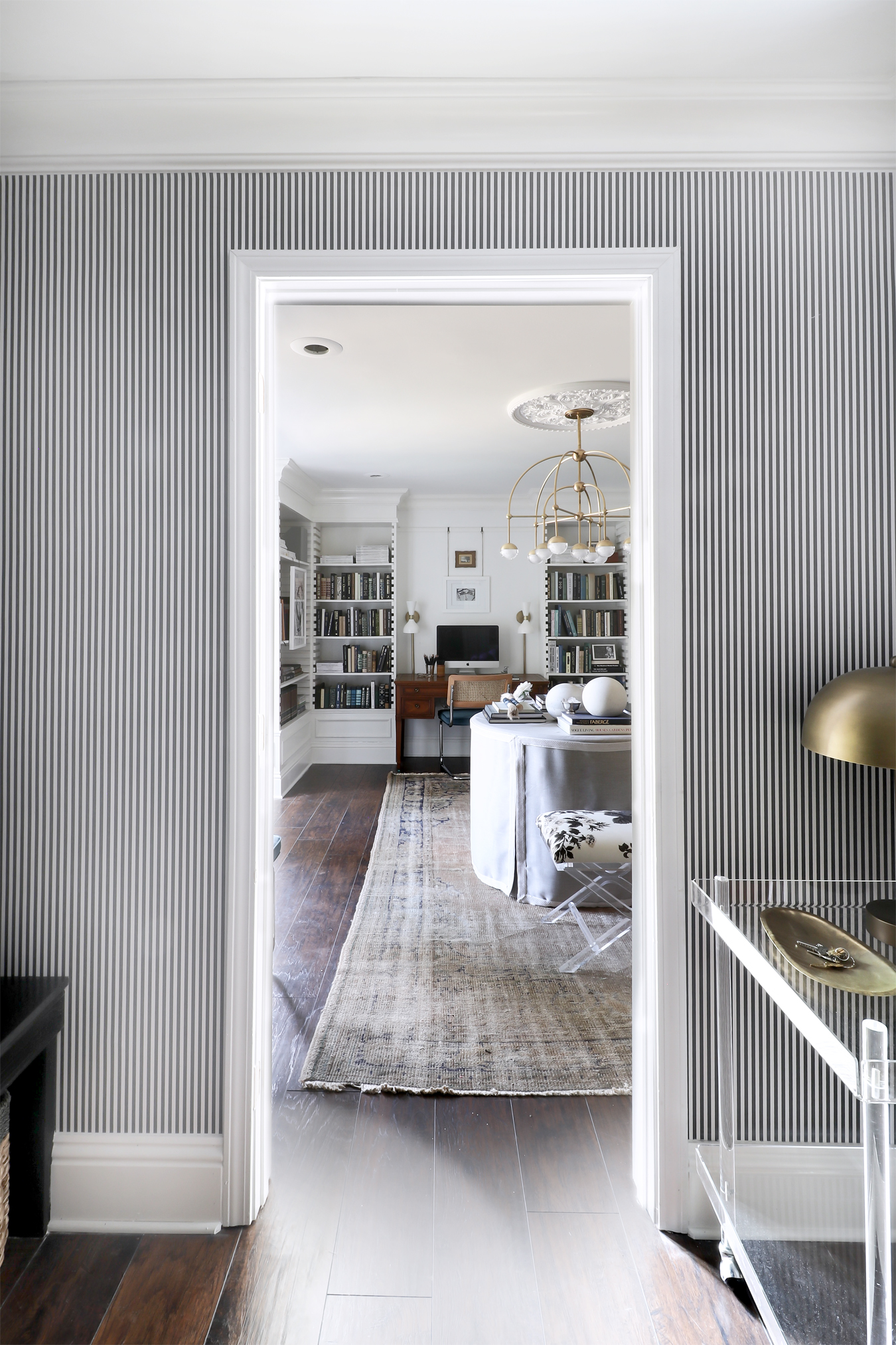 Décor Inspiration: The Beautiful Home Office of Kristin Jackson at Hunted Interior