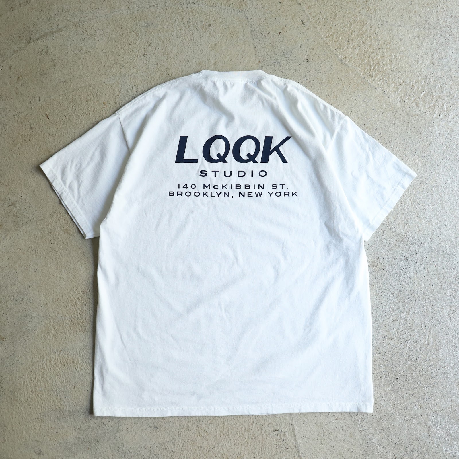 LQQK STUDIO SHOP SHIRTS S/S TEE White XL - Tシャツ/カットソー(半袖