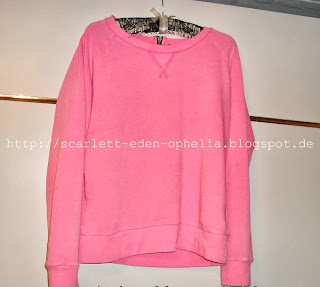 Pink pullover neon