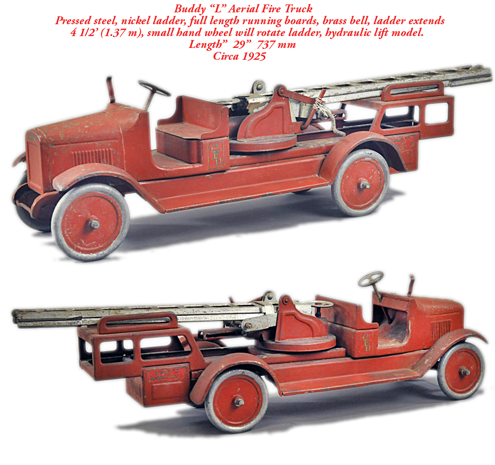 Old Antique Toys Fire Truck Toys of the 1920's