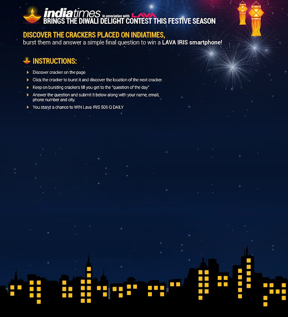 Indiatimes & LAVA brings Contest on this Diwali 2013