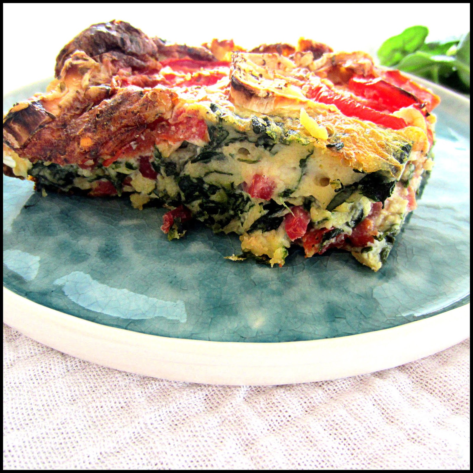 Hors Table De Pauline Quiche Aux Epinards Bacon Tomate Et Fromage De Chevre Sans Pate