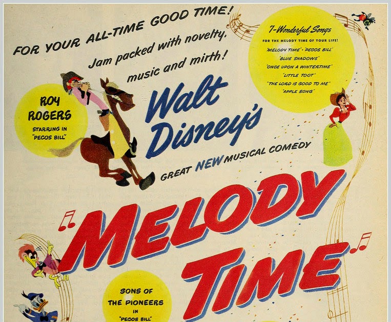 EverythingCroton 1948 AD FOR WALT DISNEY'S "MELODY TIME"