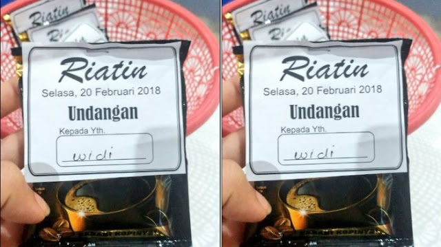 Undangan Super Minimalis, Cuma Sekedar Kertas Kecil Namun Manfaatnya ini Langsung Dirasakan