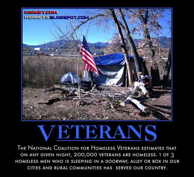 Political Memes Homeless American Veterans