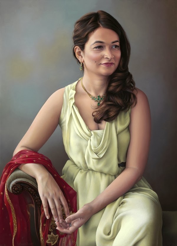 Hyper Realistic Figurative Paintings by Spanish Artist "Miriam Escofet"