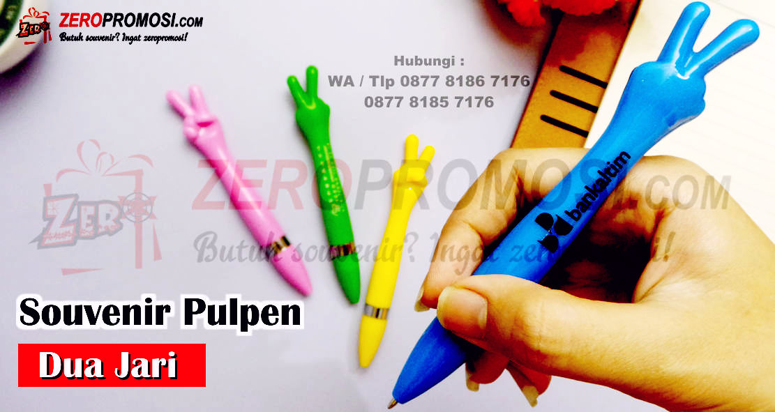 Jual Souvenir Pulpen Promosi Dua Jari, Jual PEN DUA JARI, souvenir Pulpen Jari Angka Dua, Pulpen 2 Jari untuk souvenir dengan custom logo, souvenir Pulpen 2 Jari, PULPEN JARI ANGKA DUA, Jual Pen Dua Jari Tangerang