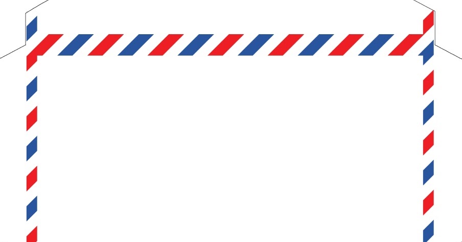 Airmail Postcard Template