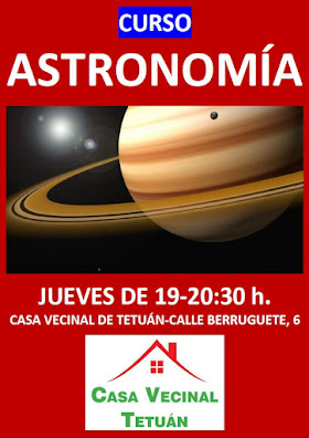 Curso de Astronomía en la Casa Vecinal de Tetuán