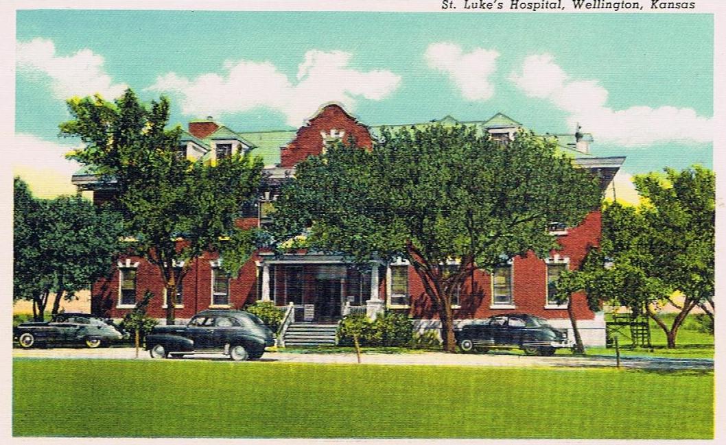 Mystorical St. Luke's Hospital, Wellington, Kansas