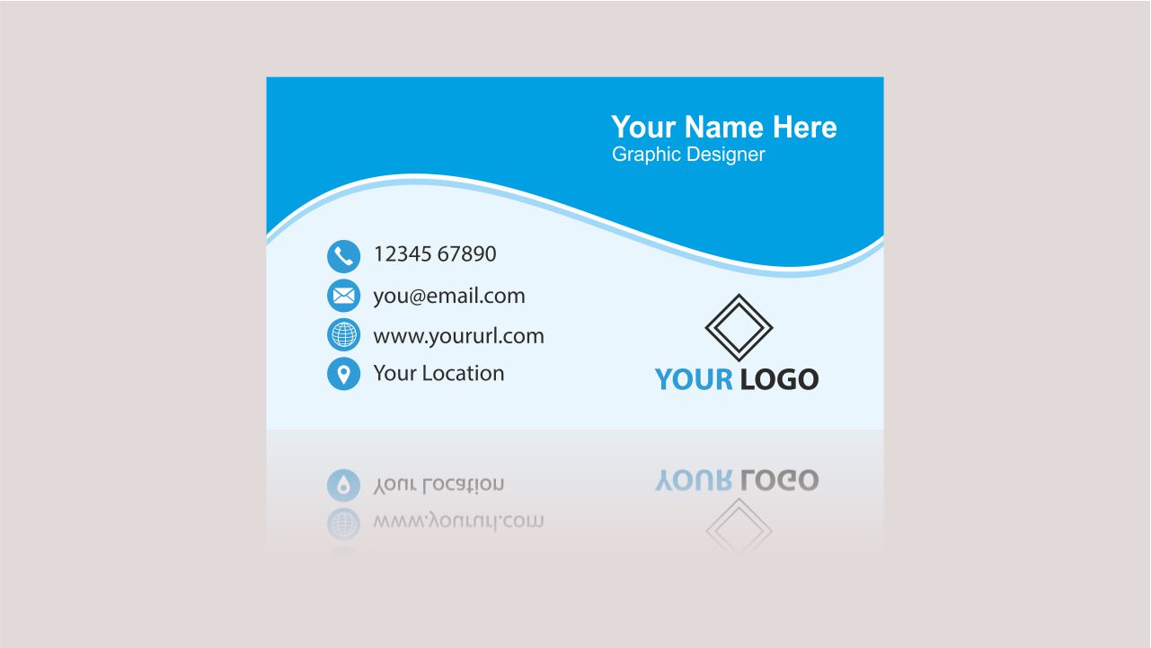 Business Card Design CDR File Free Download Kafeel Graphics