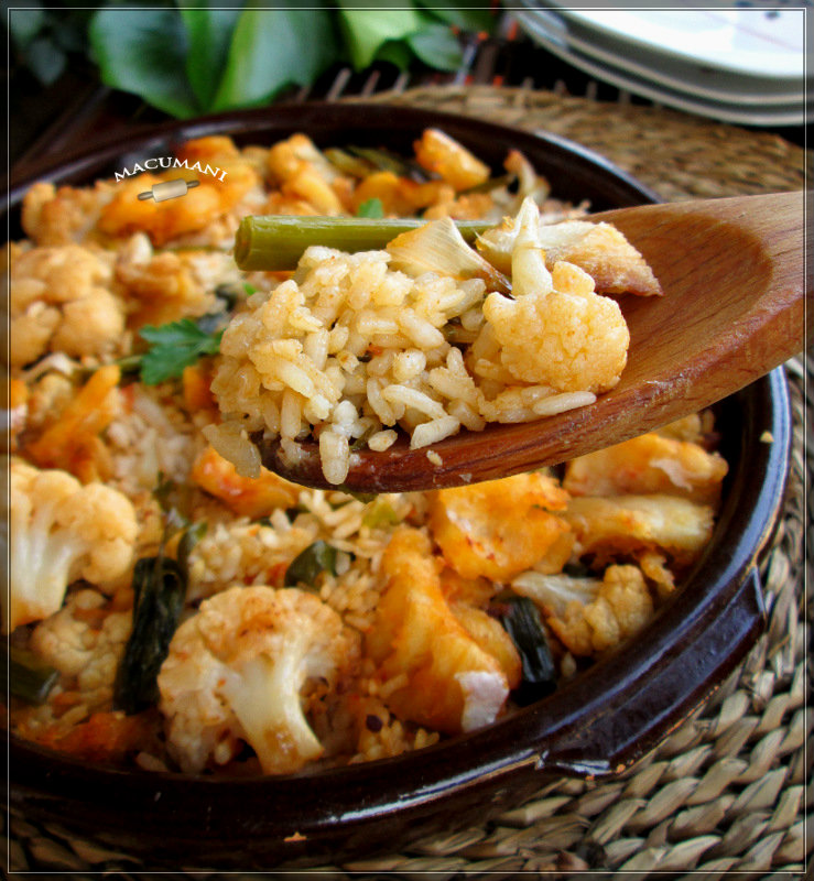 ARROS AMB FLORICOL I BACALLÀ