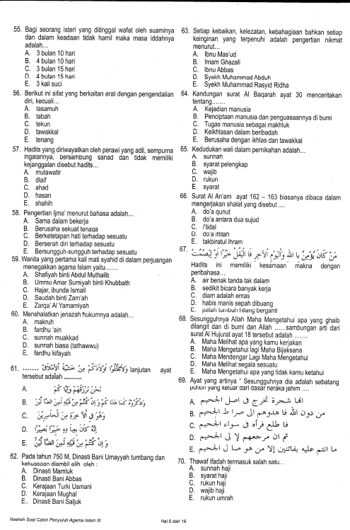 Download Contoh Soal Dan Pembahasan Latihan Tes Tertulis Tenaga Penyuluh Agama Islam Non Pns Serba Serbi Guru Serba Serbi Guru