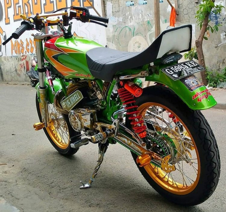 Modifikasi Rx King Warna Hijau Polos, Metalik, Botol, Stabilo, Tosca