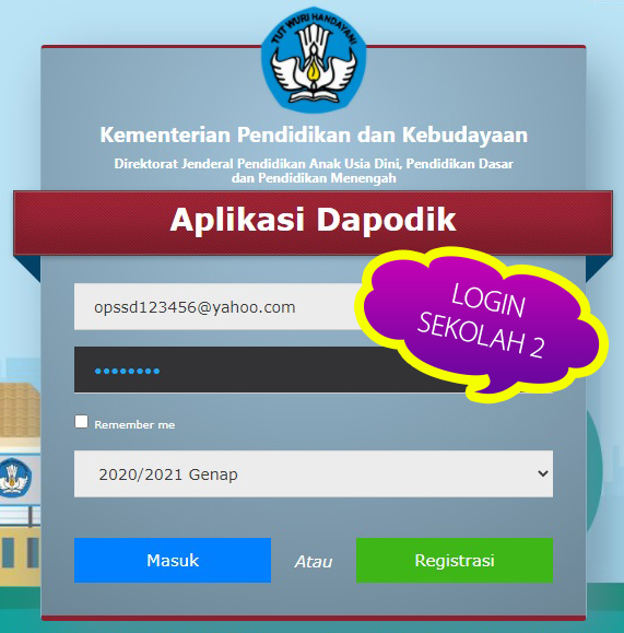 Cara Melakukan Instalasi Dapodik Satu Laptop Untuk Lebih Dari 1 Sekolah Operatorsekolahdbn Com Informasi Pendidikan Indonesia