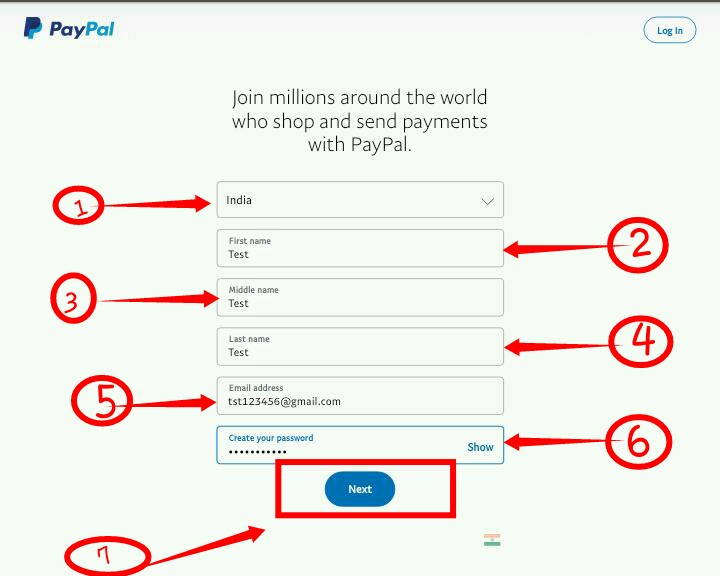 paypal account create hindi shoppers