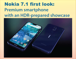 Nokia 7.1 first look: Premium smartphone with an HDR-prepared showcase