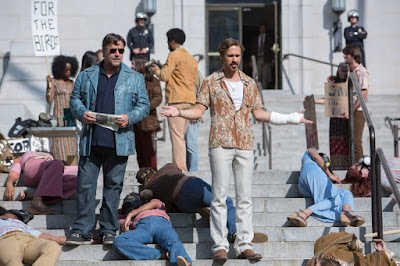Russell Crowe and Ryan Gosling star in The Nice Guys