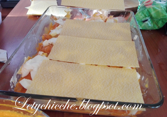 Lasagne con la zucca e salsiccia - Letychicche