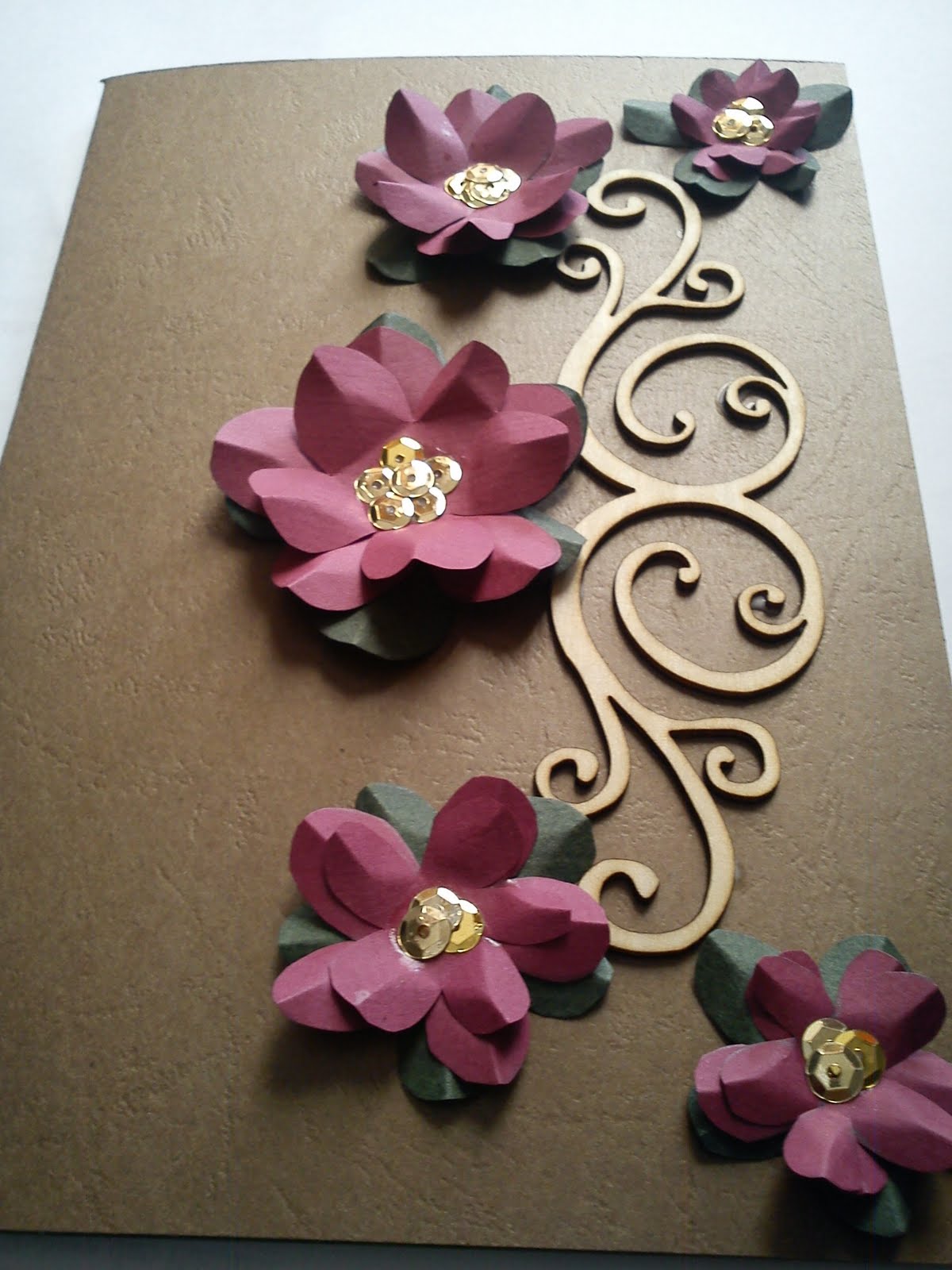 Fadzillah 3D Flower Greeting Card