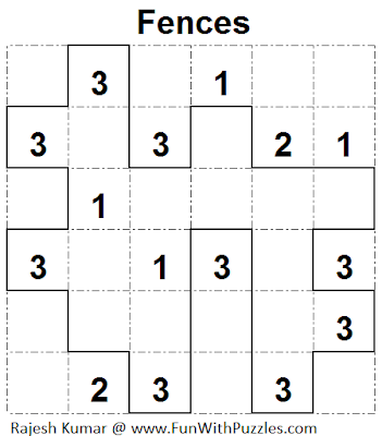 Fences (Mini Puzzles Series #19) Solution