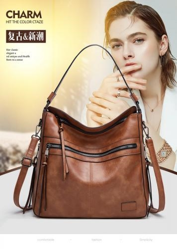 Túi Xách Nữ Đeo Vai Cao Cấp Phong Cách Cổ Điển Âu Mỹ TVNN384