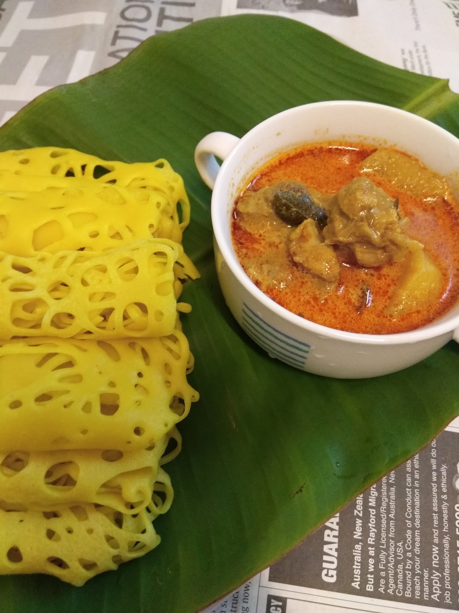 Elinluv's Tidbits Corner Chicken Curry And Roti Jala