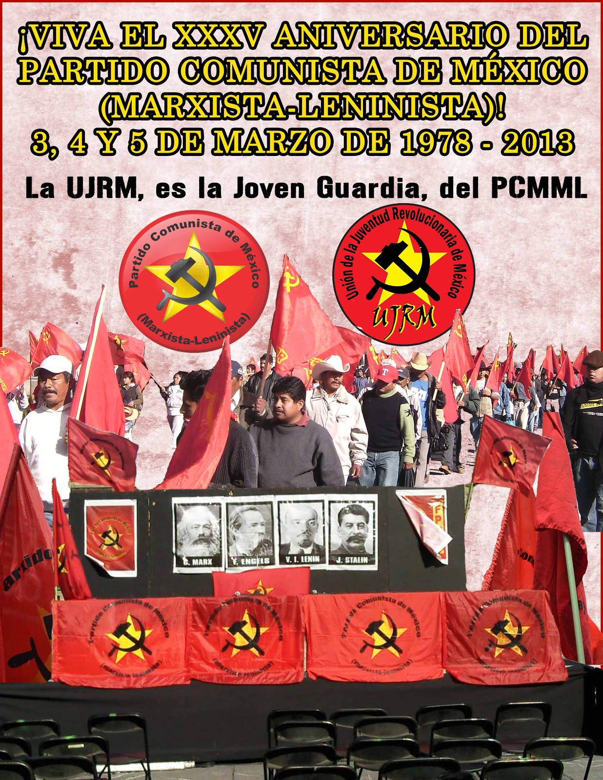 Saludos al XXXV Aniversario del Partido Comunista de ...