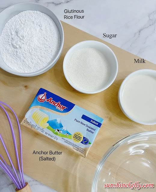 Anchor Butter Mochi Recipe, Anchor Butter, #DairyliciousMY #AnchorDairyMalaysia, Anchor Dairy Malaysia, Smooth Like Anchor Butter Challenge, Food