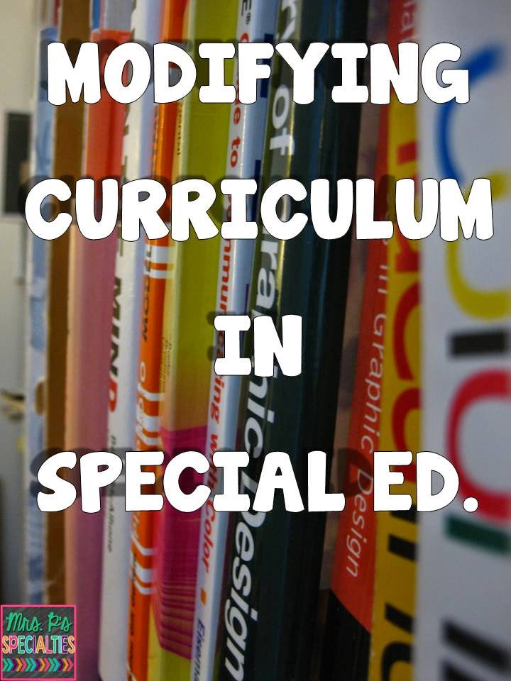 modified curriculum special education texas