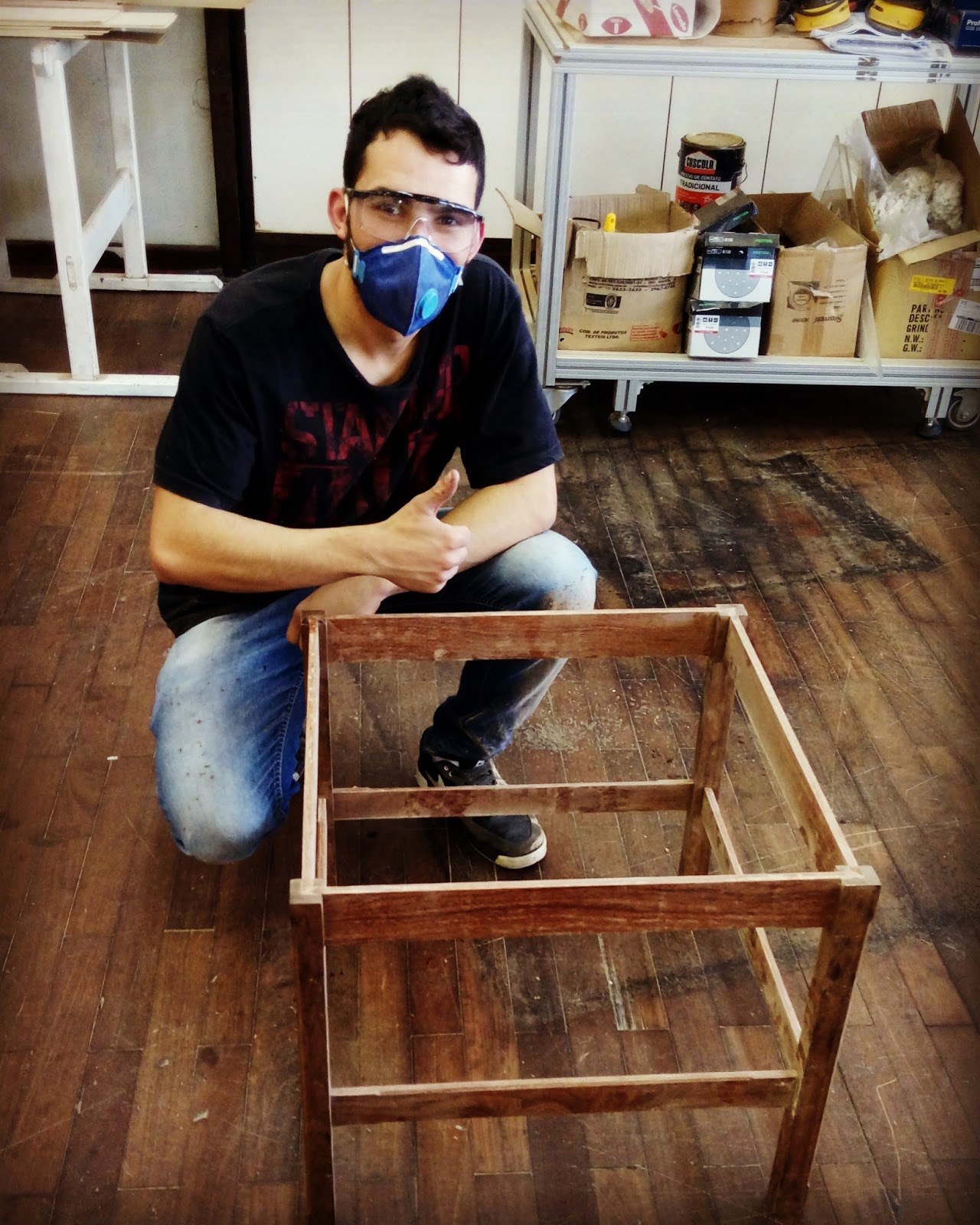 Técnicas de marcenaria Tabuleiro