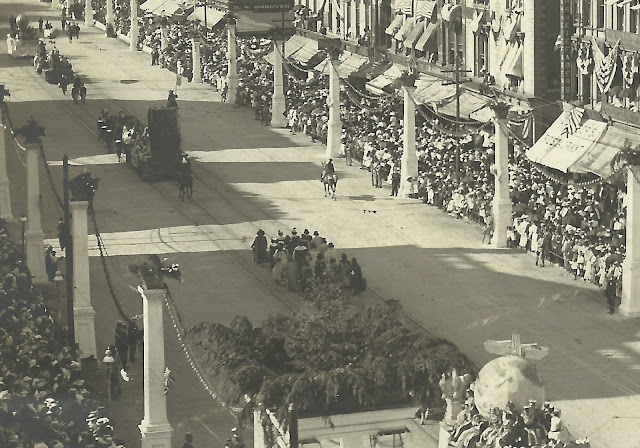 Wright Brother Home Celebration June 18, 1909, third division of parade. From Matt Yanney collection.